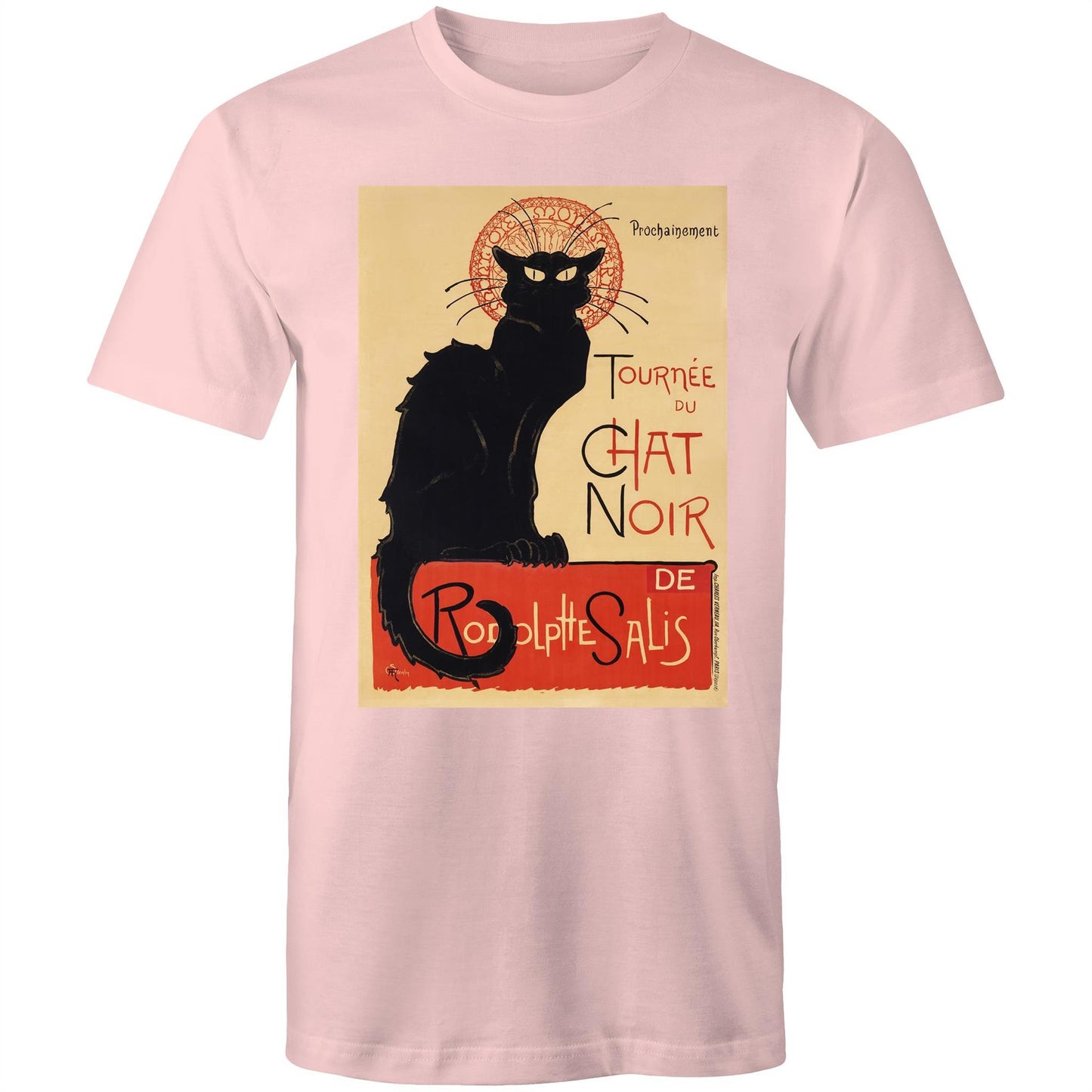 Tournée du Chat Noir by Théophile Alexandre Steinlen - Mens T-Shirt