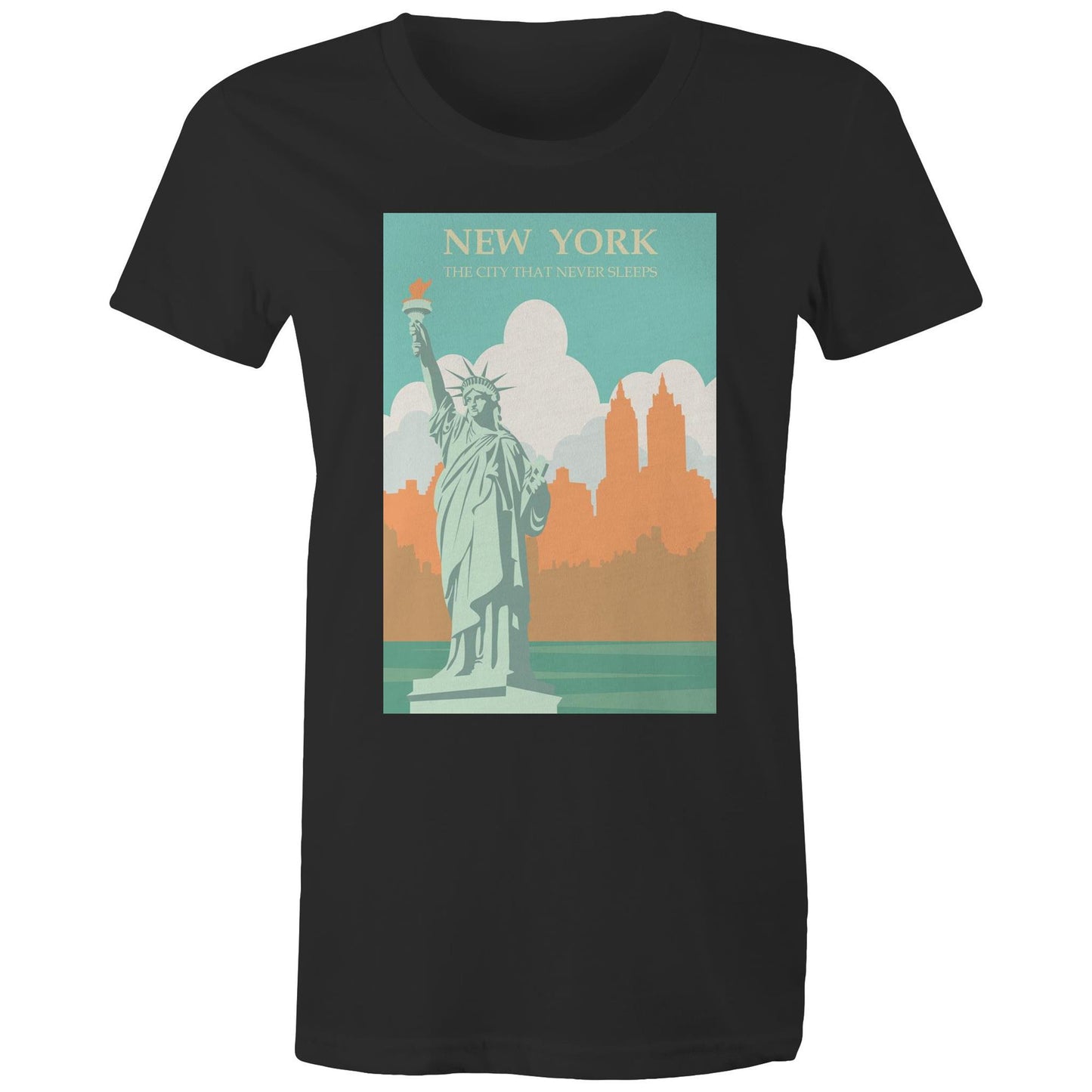 New York The City That Never Sleeps - Women's Tee