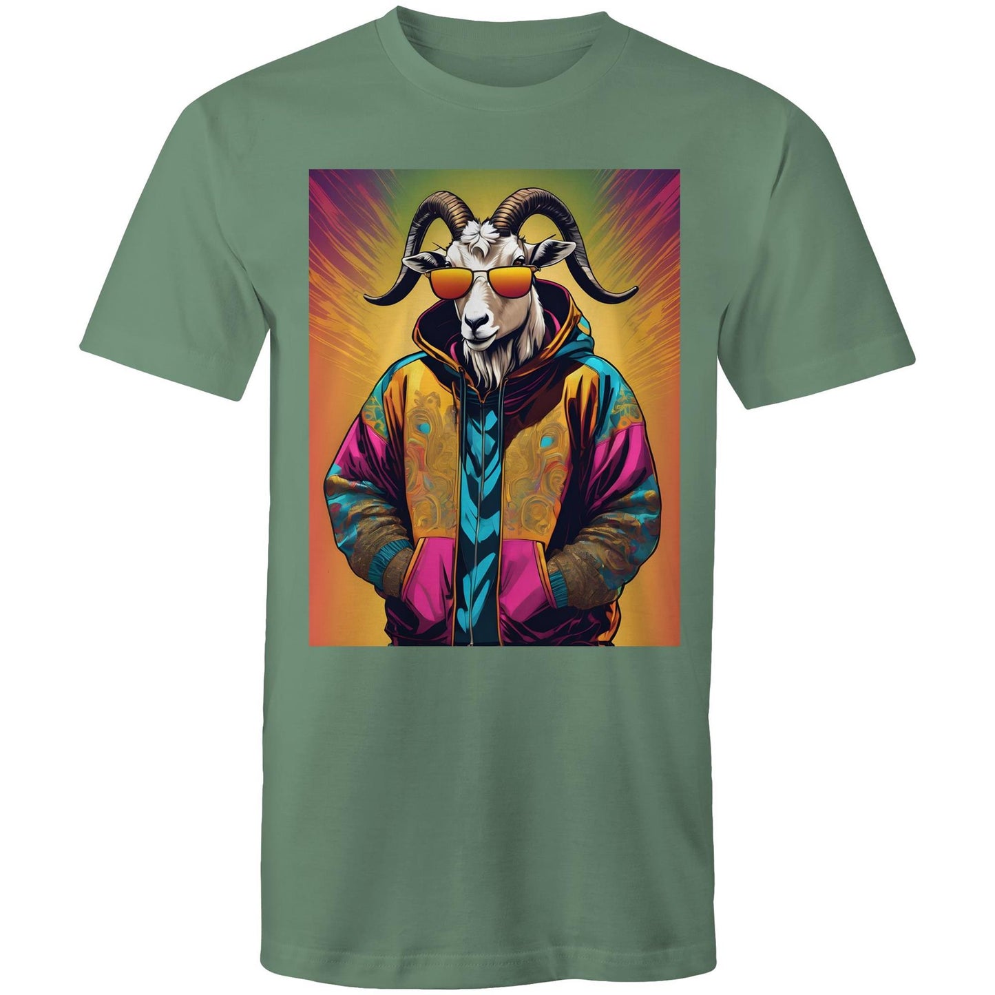 Goat In Hoodie - Mens T-Shirt