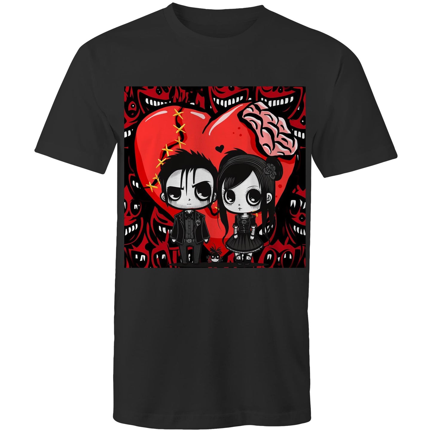 Red And Black Halloween - Mens T-Shirt