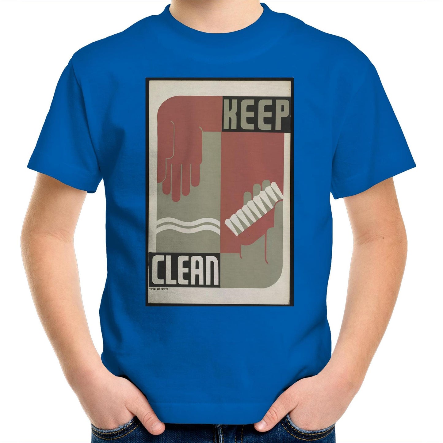 Keep Clean by Erik Hans Krause - Kids T-Shirt