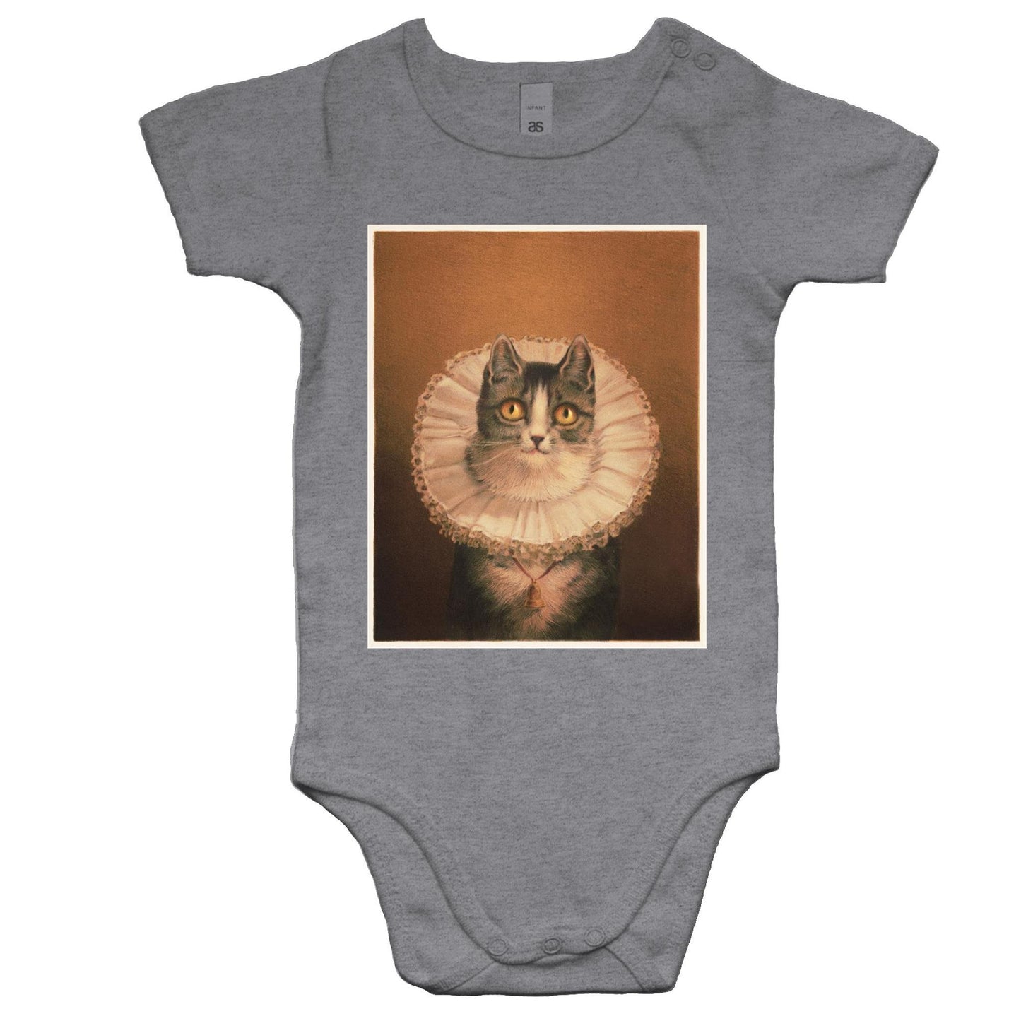 The Widow Cat by Frederick Dielman - Baby Onesie Romper