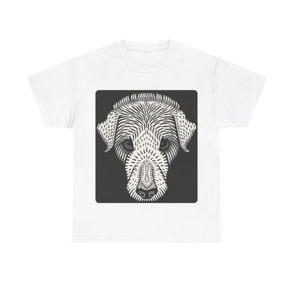 Dog's Head by Julie de Graag - Unisex T-Shirt