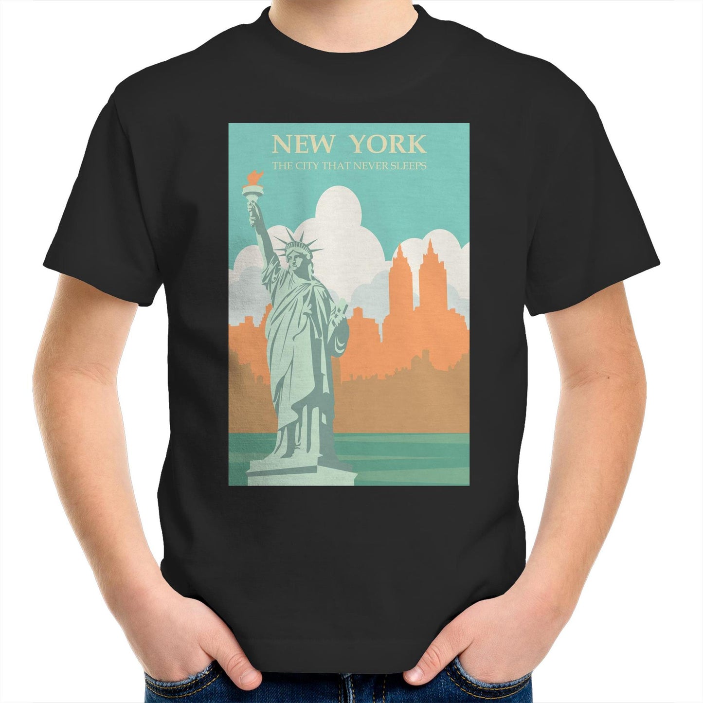 New York The City That Never Sleeps - Kids T-Shirt