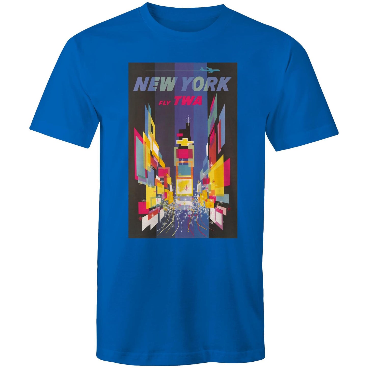 New York, USA - Mens T-Shirt. Arty Threads Australia - Unique art t-shirts and tote bags featuring cool, vibrant artwork for all ages.