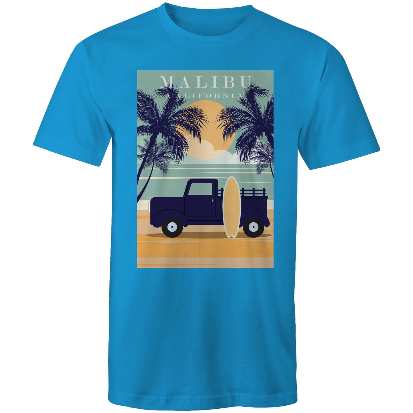 Malibu California - Mens T-Shirt