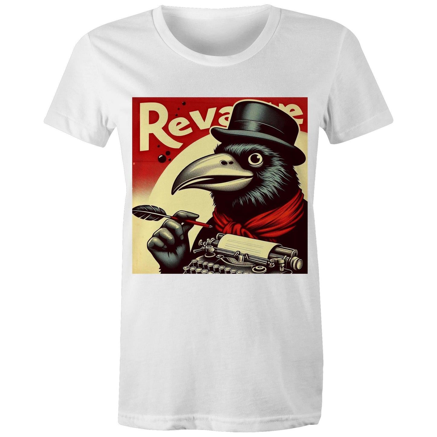 Vintage Ad With Crow - Women's Tee