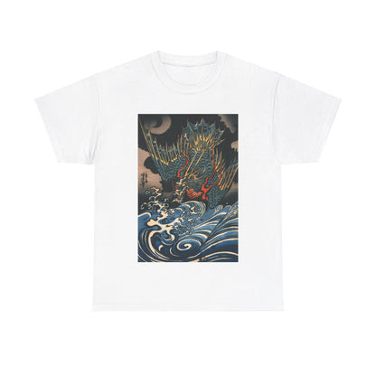 Dragon Flying by Utagawa Kuniyoshi - Unisex T-Shirt