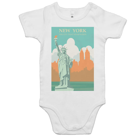 New York The City That Never Sleeps - Baby Onesie Romper