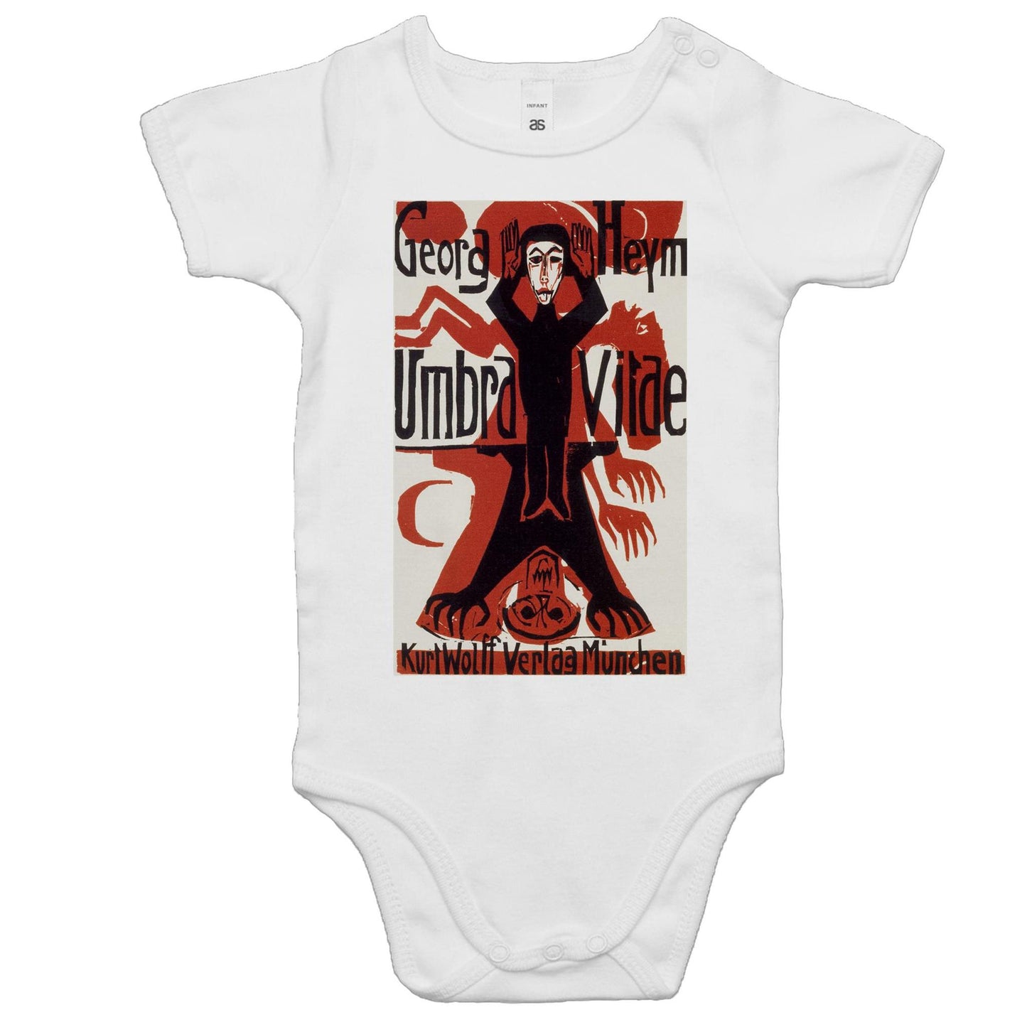 Shadow of Life by Ernst Ludwig Kirchner & Kurt Wolff - Baby Onesie Romper