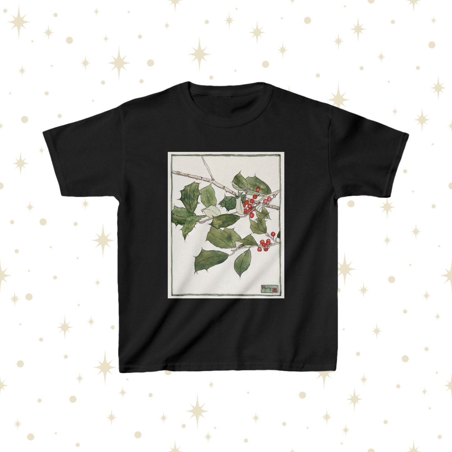 Holly by Hannah Borger Overbeck - Kids T-Shirt