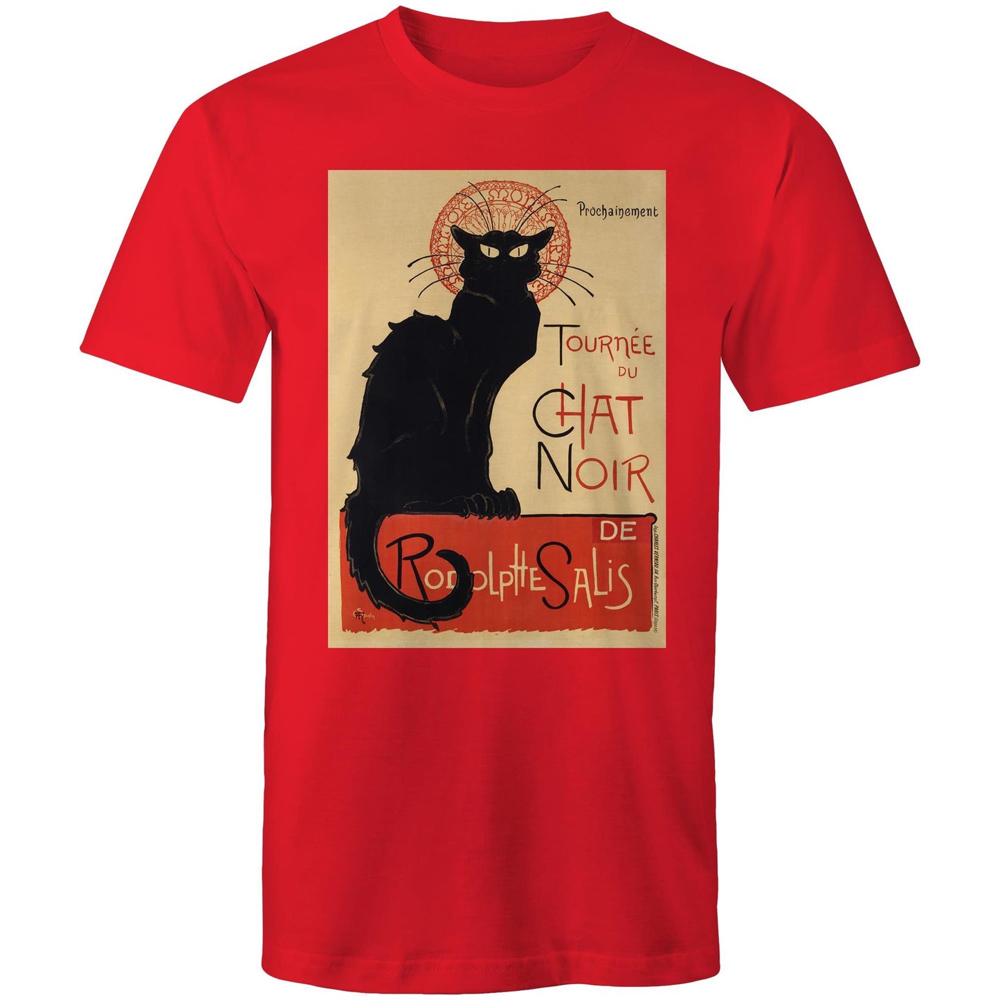 Tournée du Chat Noir by Théophile Alexandre Steinlen - Mens T-Shirt