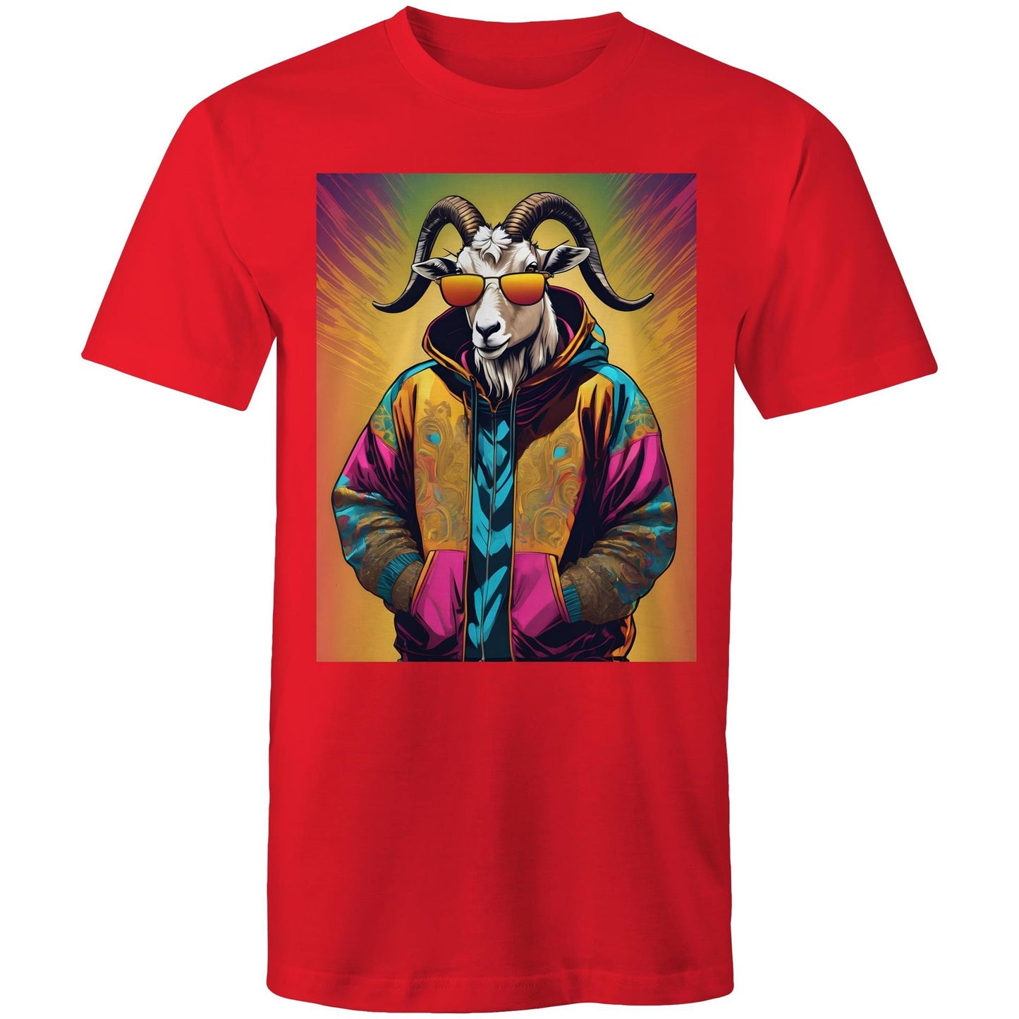 Goat In Hoodie - Mens T-Shirt