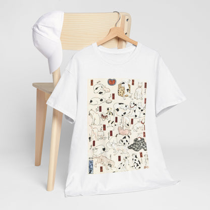 Cats by Utagawa Kuniyoshi - Unisex T-Shirt