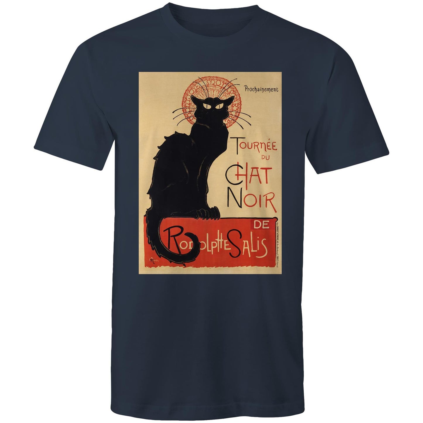 Tournée du Chat Noir by Théophile Alexandre Steinlen - Mens T-Shirt