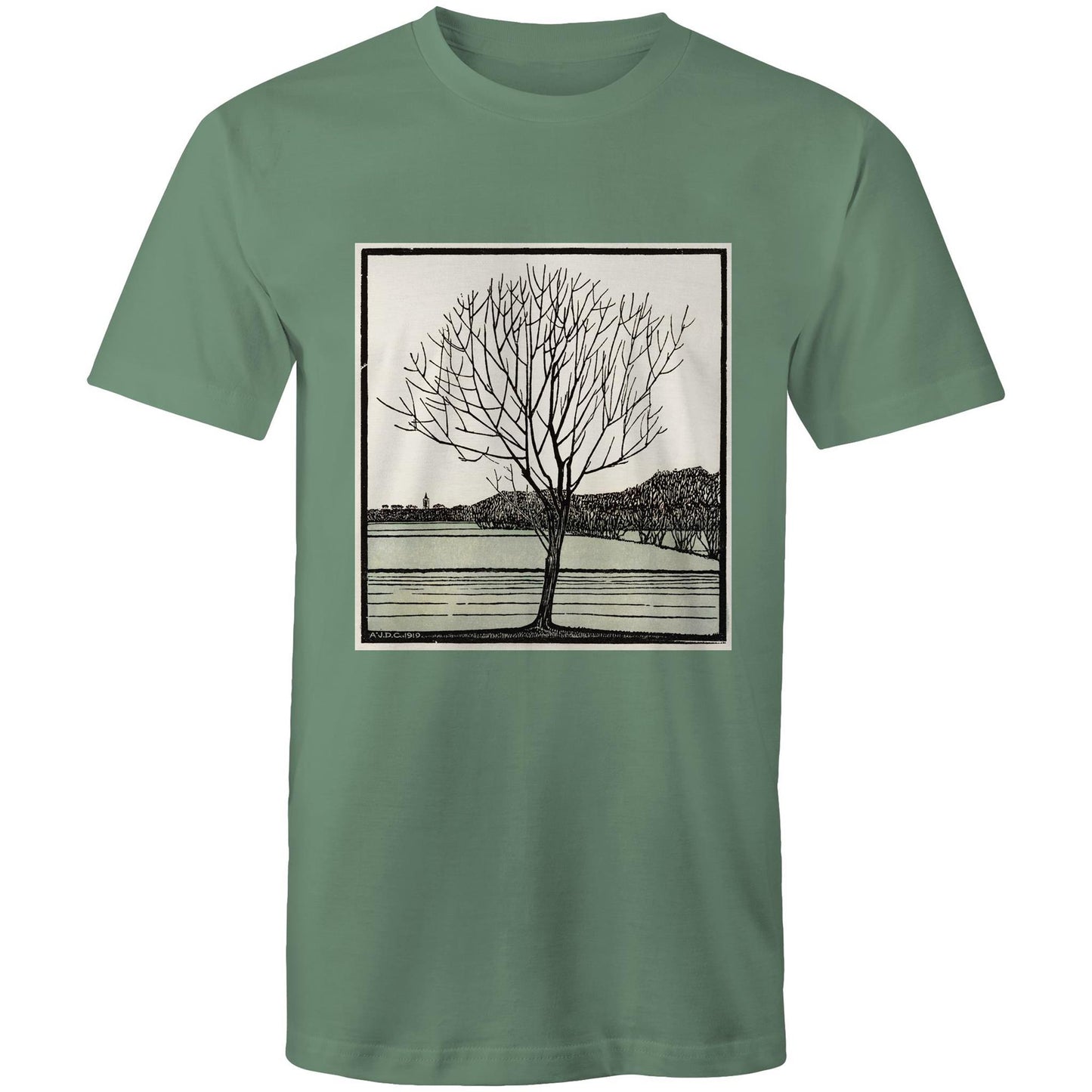 Bald Tree by Julie de Graag - Mens T-Shirt