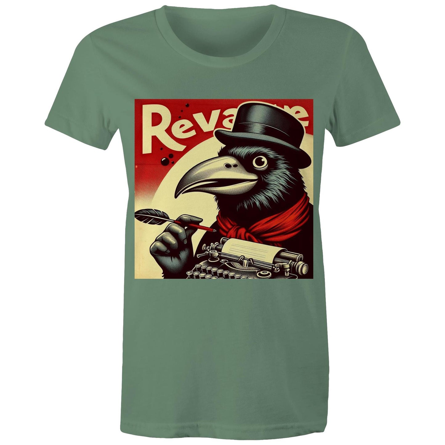 Vintage Ad With Crow - Women's Tee