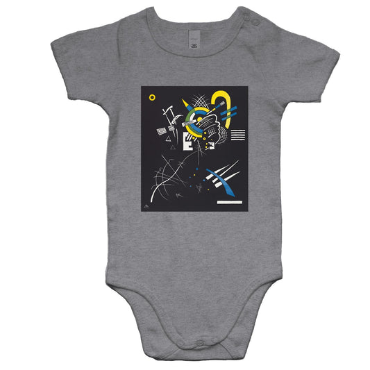 Small Worlds VII by Wassily Kandinsky - Baby Onesie Romper