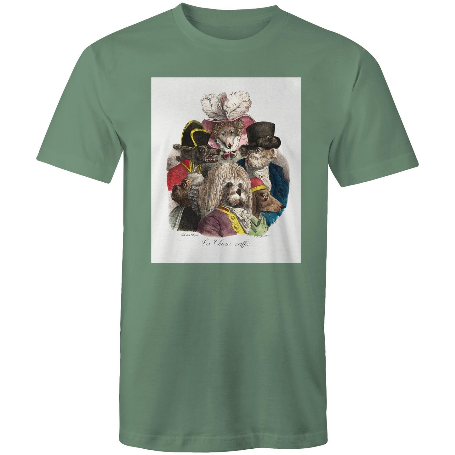 Les Chiens Coiffes by Boissy - Mens T-Shirt