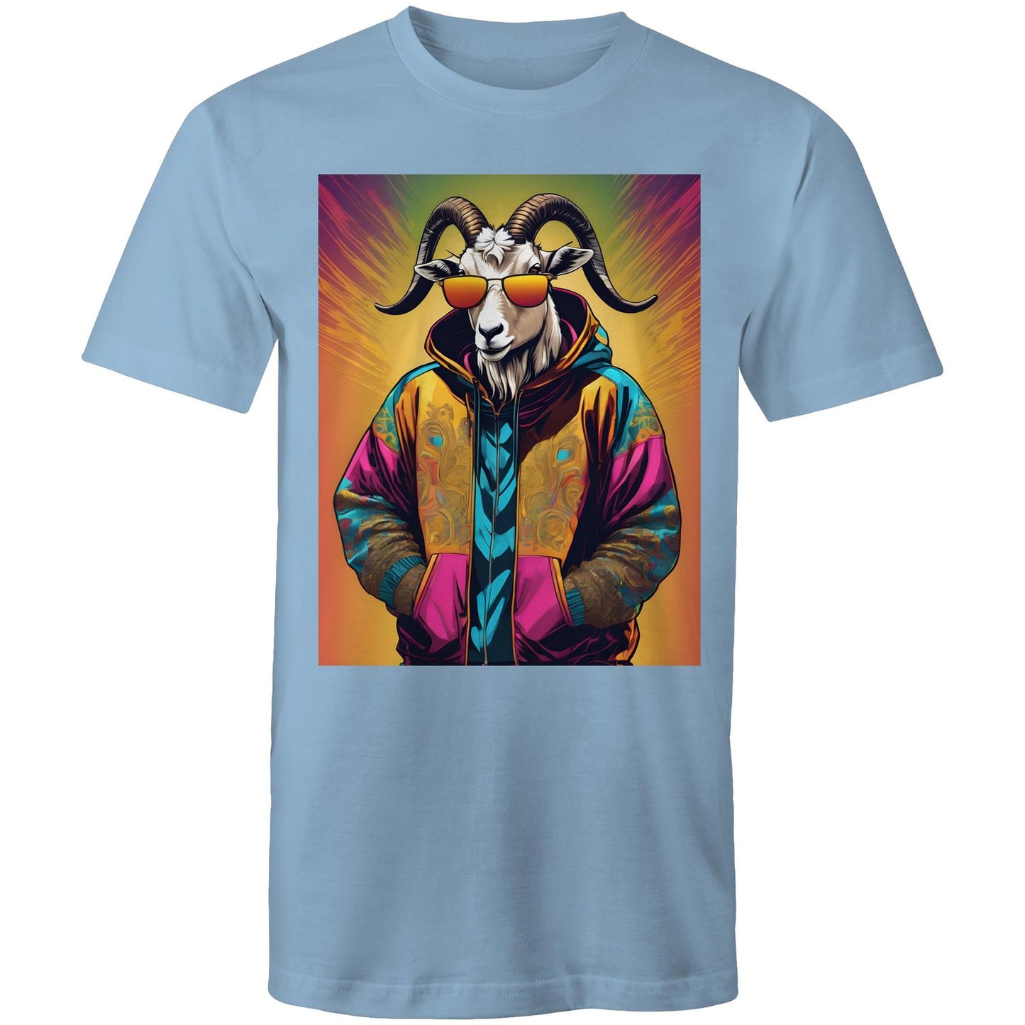 Goat In Hoodie - Mens T-Shirt