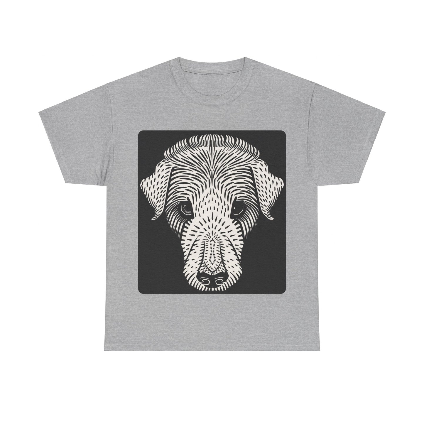 Dog's Head by Julie de Graag - Unisex T-Shirt