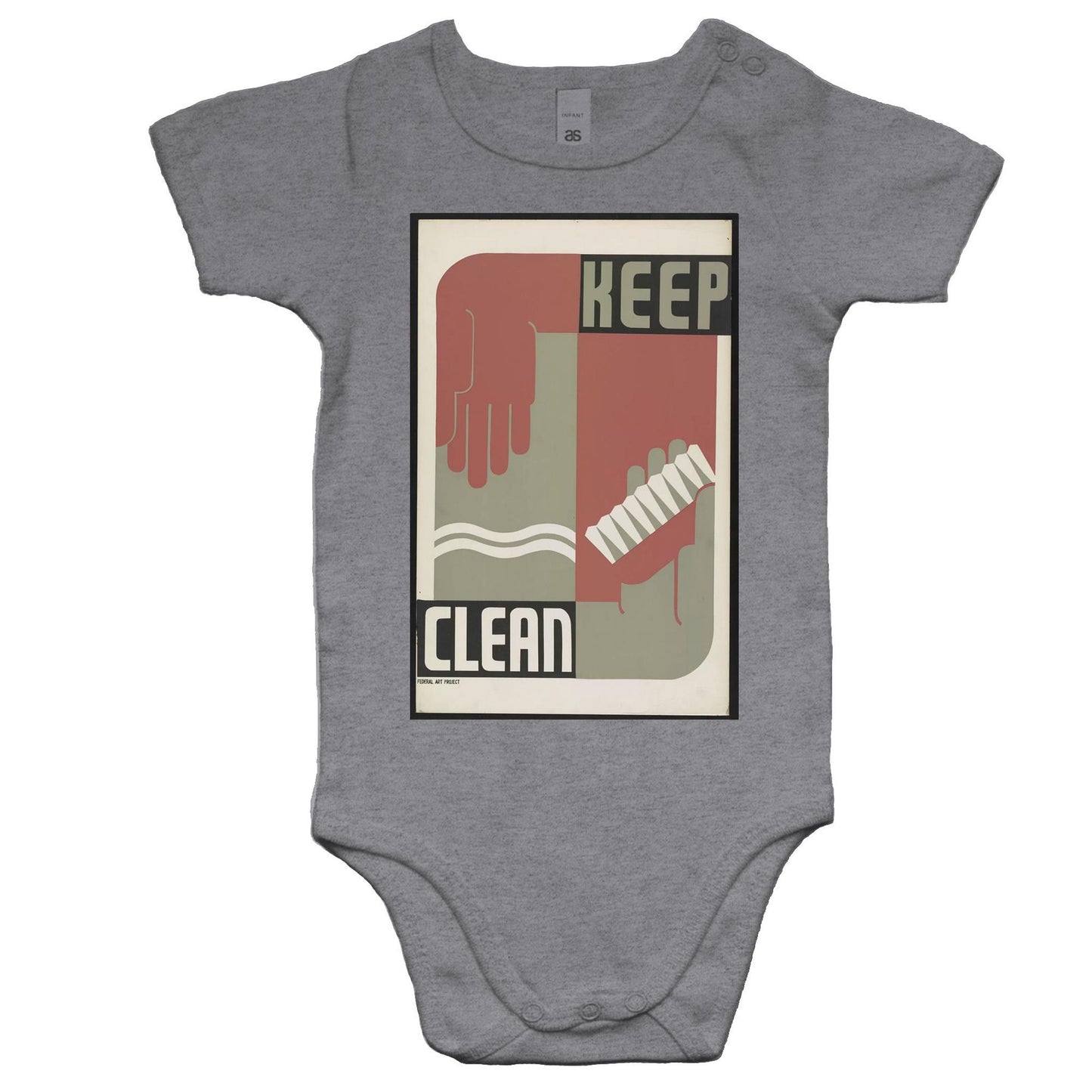 Keep Clean by Erik Hans Krause - Baby Onesie Romper