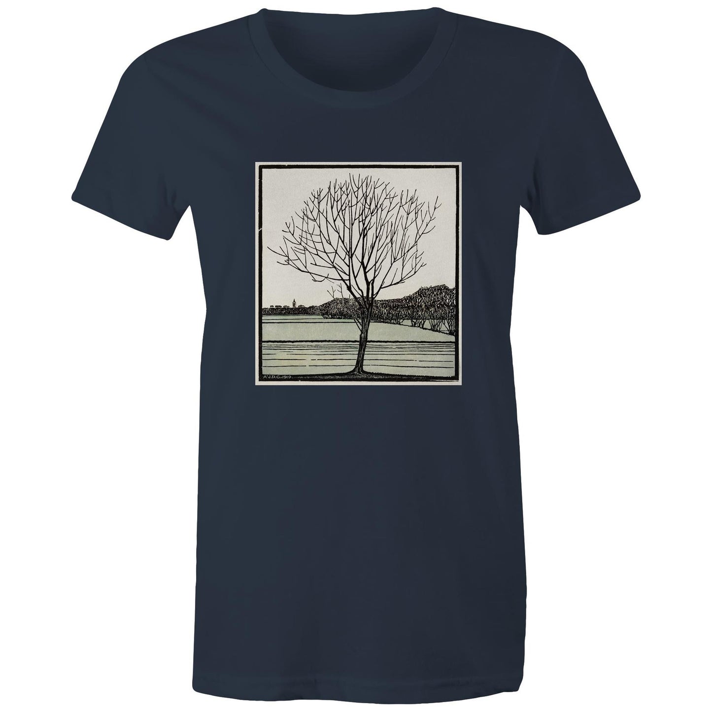 Bald Tree by Julie de Graag - Women's Tee