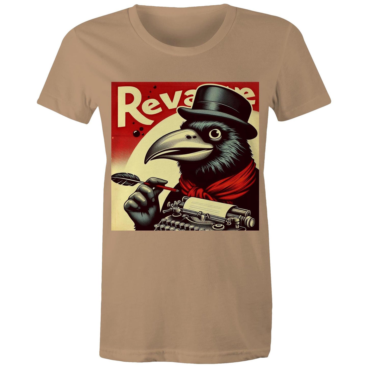 Vintage Ad With Crow - Women's Tee