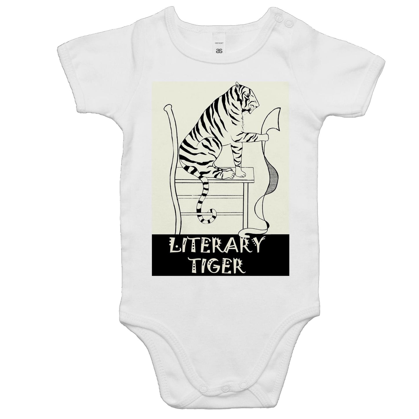 Literary Tiger - Baby Onesie Romper