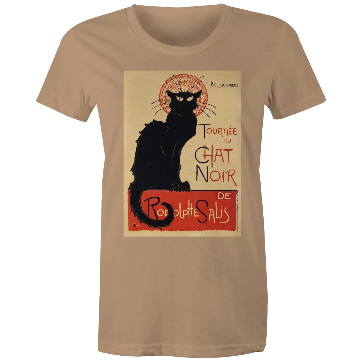 Tournée du Chat Noir by Théophile Alexandre Steinlen - Women's Tee