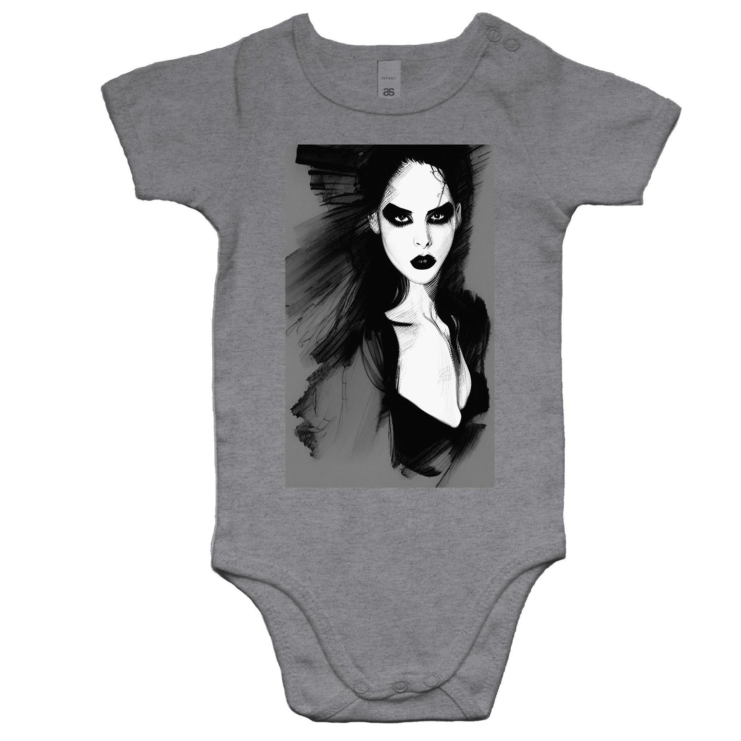 Gothic Queen III - Baby Onesie Romper