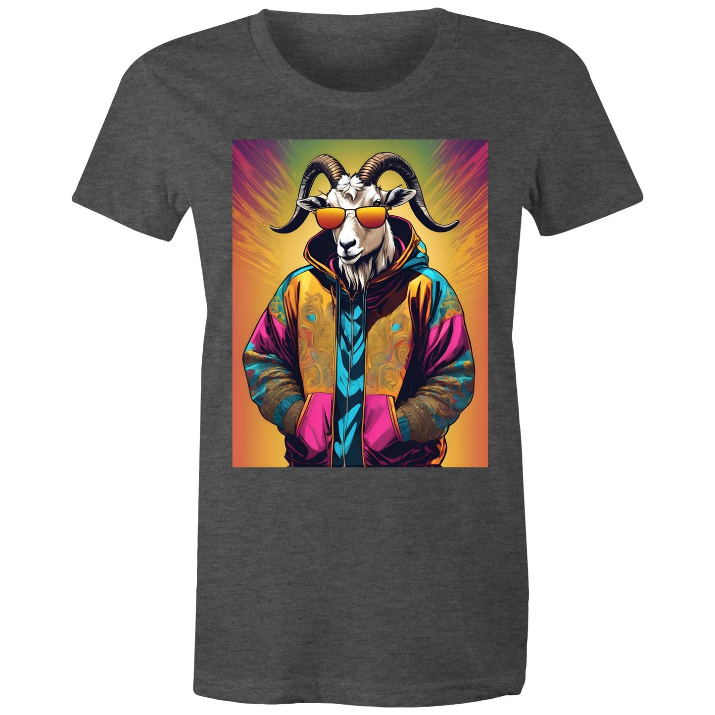 Goat In Hoodie - Women's Tee