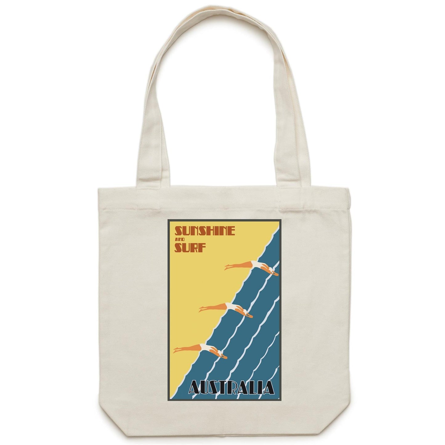 Sunshine & Surf Australia - Canvas Tote Bag