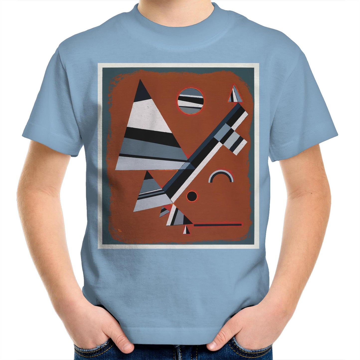 Gris by Wassily Kandinsky - Kids T-Shirt