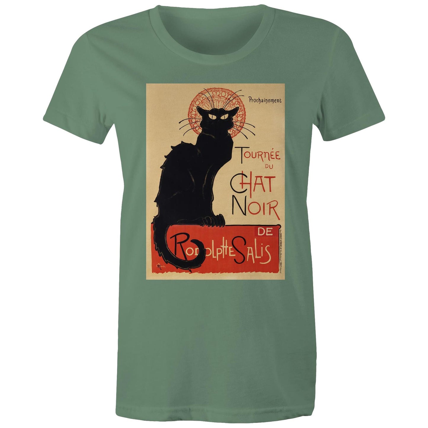 Tournée du Chat Noir by Théophile Alexandre Steinlen - Women's Tee