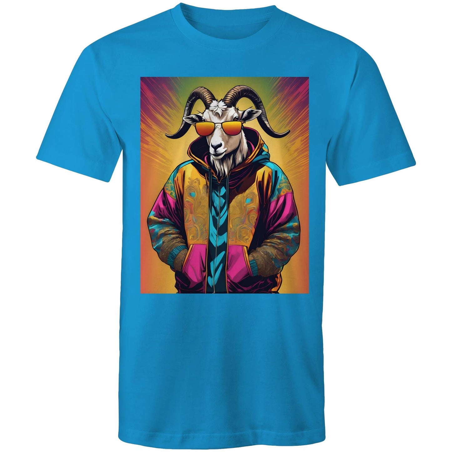 Goat In Hoodie - Mens T-Shirt