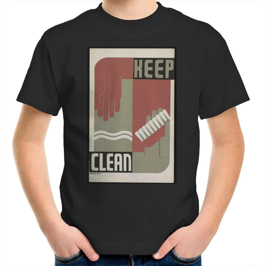 Keep Clean by Erik Hans Krause - Kids T-Shirt