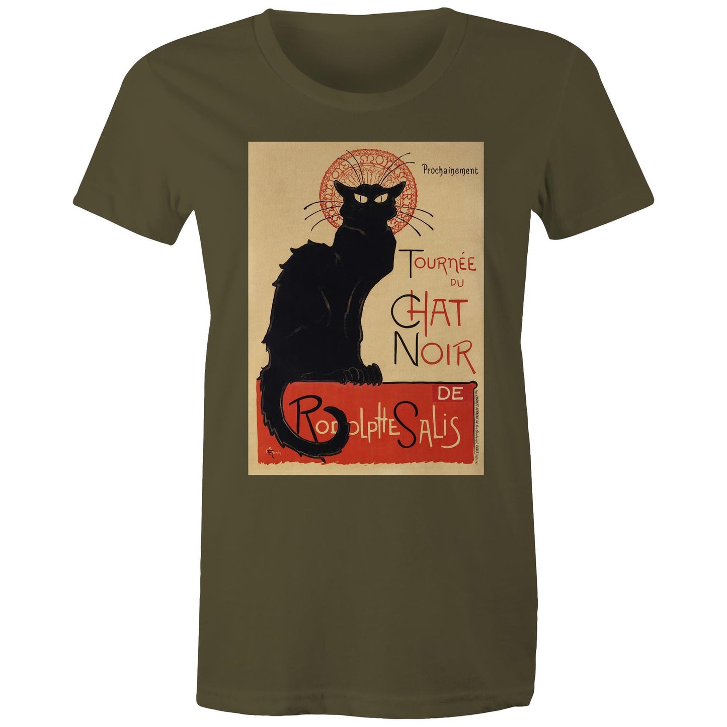 Tournée du Chat Noir by Théophile Alexandre Steinlen - Women's Tee