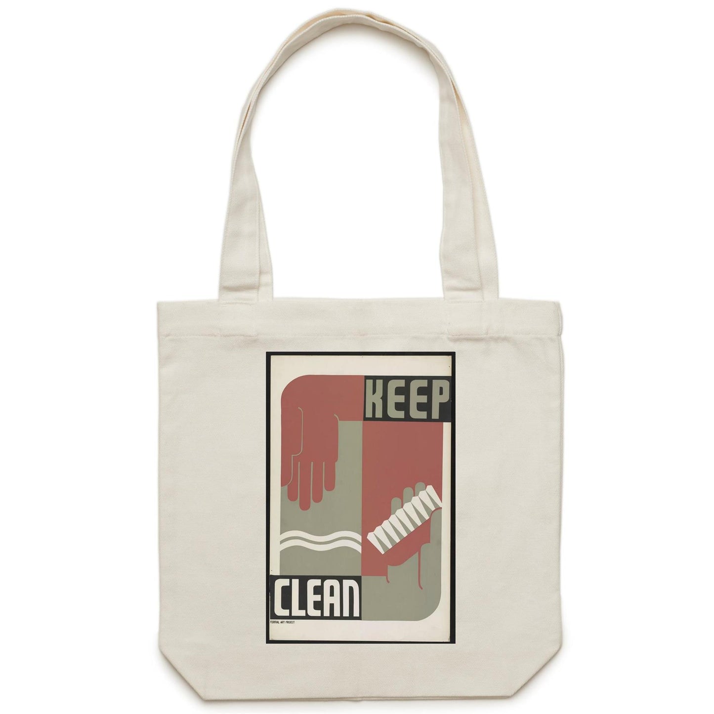 Keep Clean by Erik Hans Krause - Canvas Tote Bag