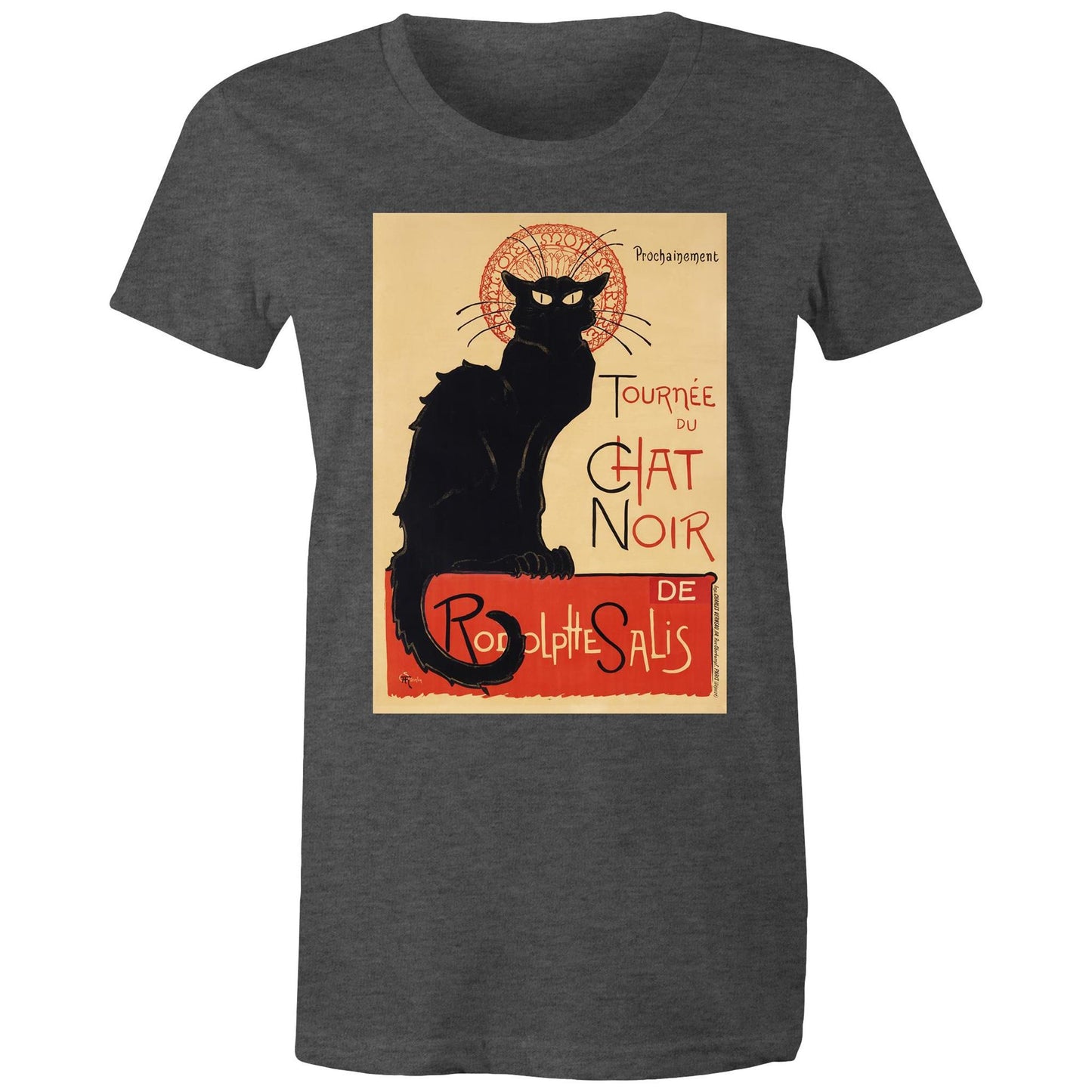 Tournée du Chat Noir by Théophile Alexandre Steinlen - Women's Tee