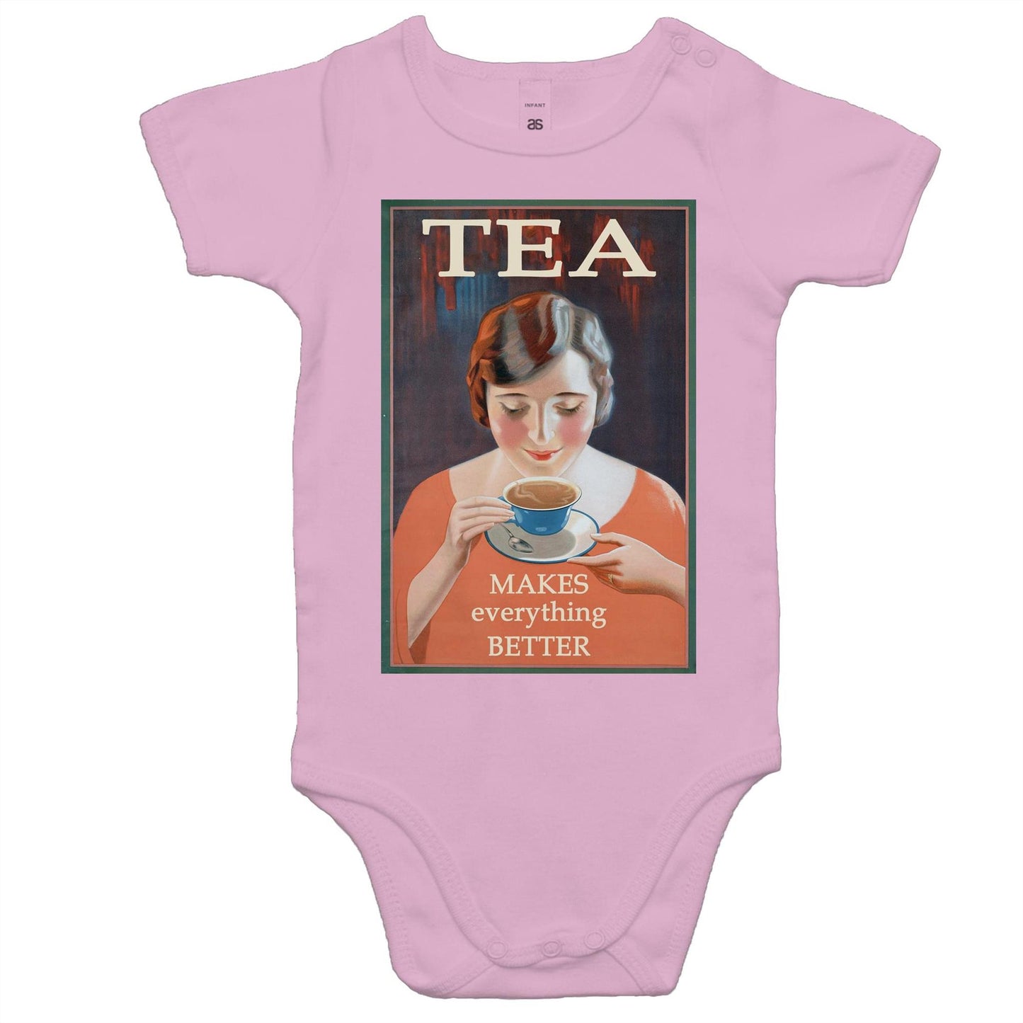 Tea Makes Everything Better - Baby Onesie Romper