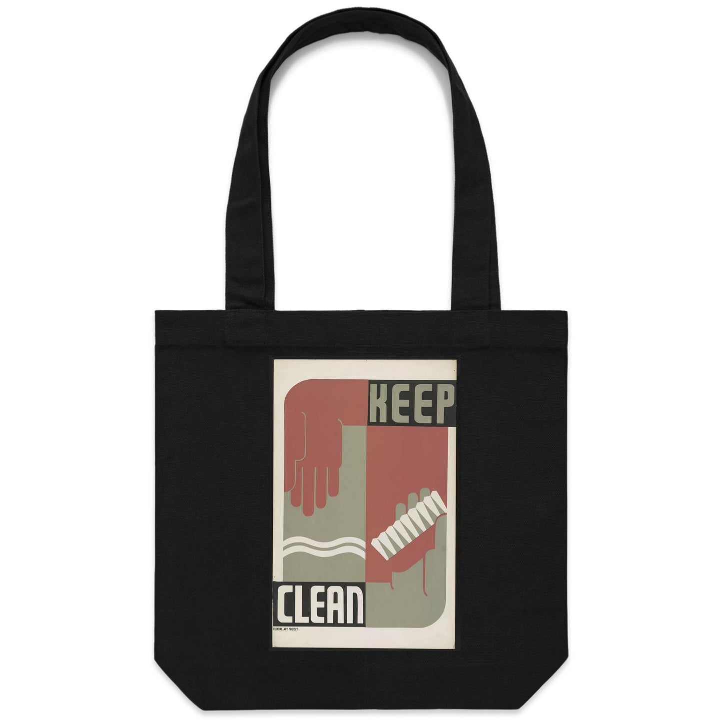 Keep Clean by Erik Hans Krause - Canvas Tote Bag