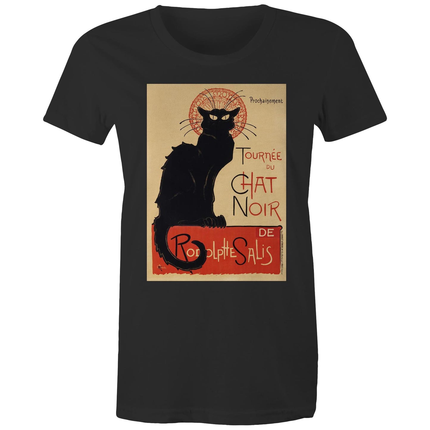 Tournée du Chat Noir by Théophile Alexandre Steinlen - Women's Tee