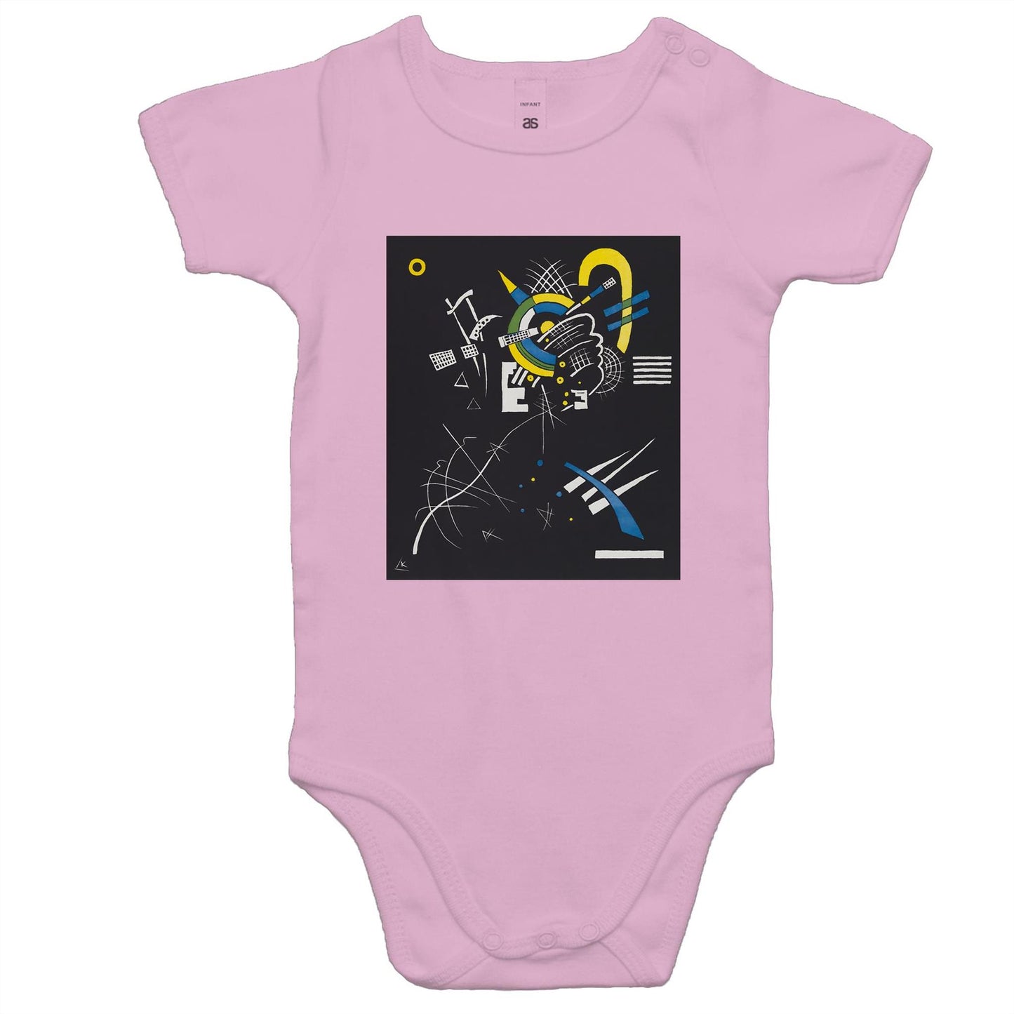 Small Worlds VII by Wassily Kandinsky - Baby Onesie Romper