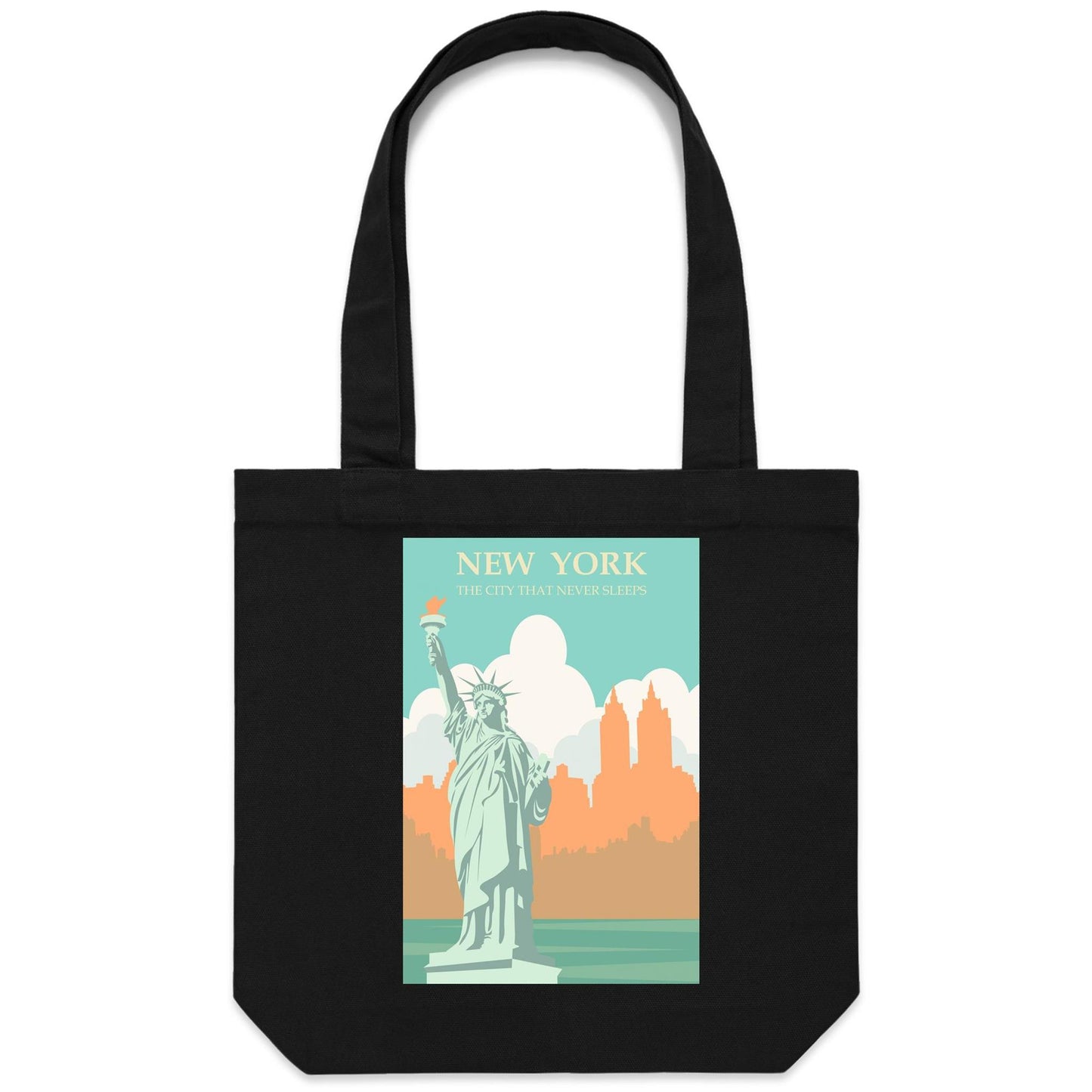 New York The City That Never Sleeps - Canvas Tote Bag