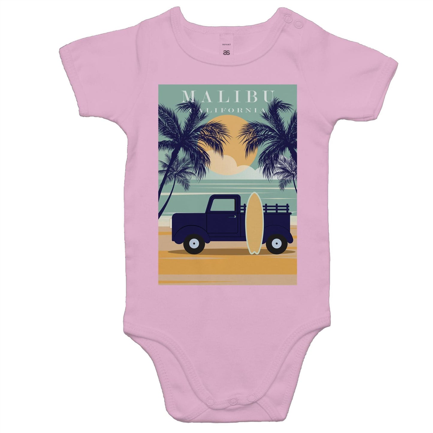 Malibu California - Baby Onesie Romper