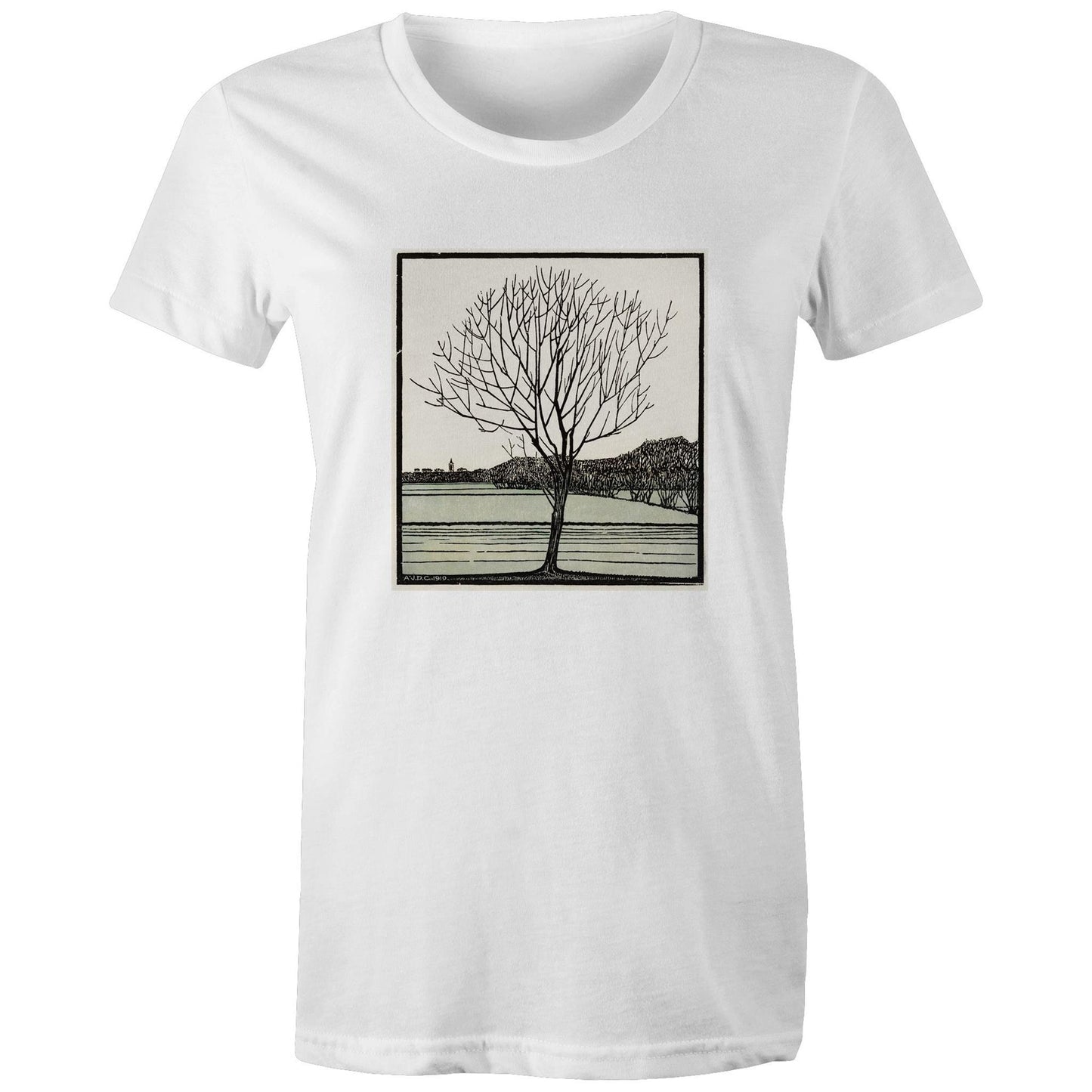 Bald Tree by Julie de Graag - Women's Tee