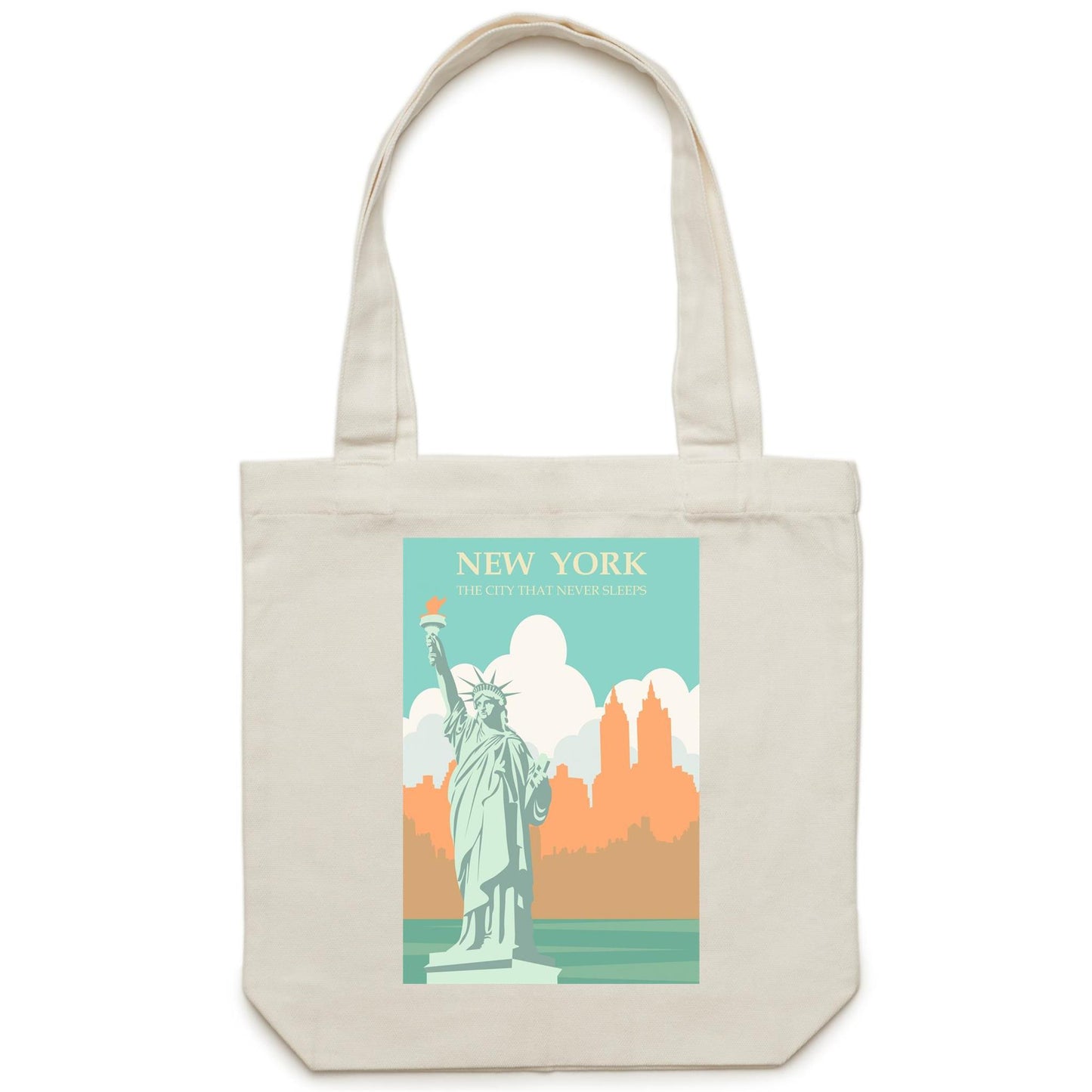 New York The City That Never Sleeps - Canvas Tote Bag