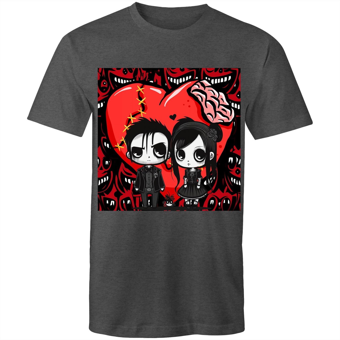 Red And Black Halloween - Mens T-Shirt