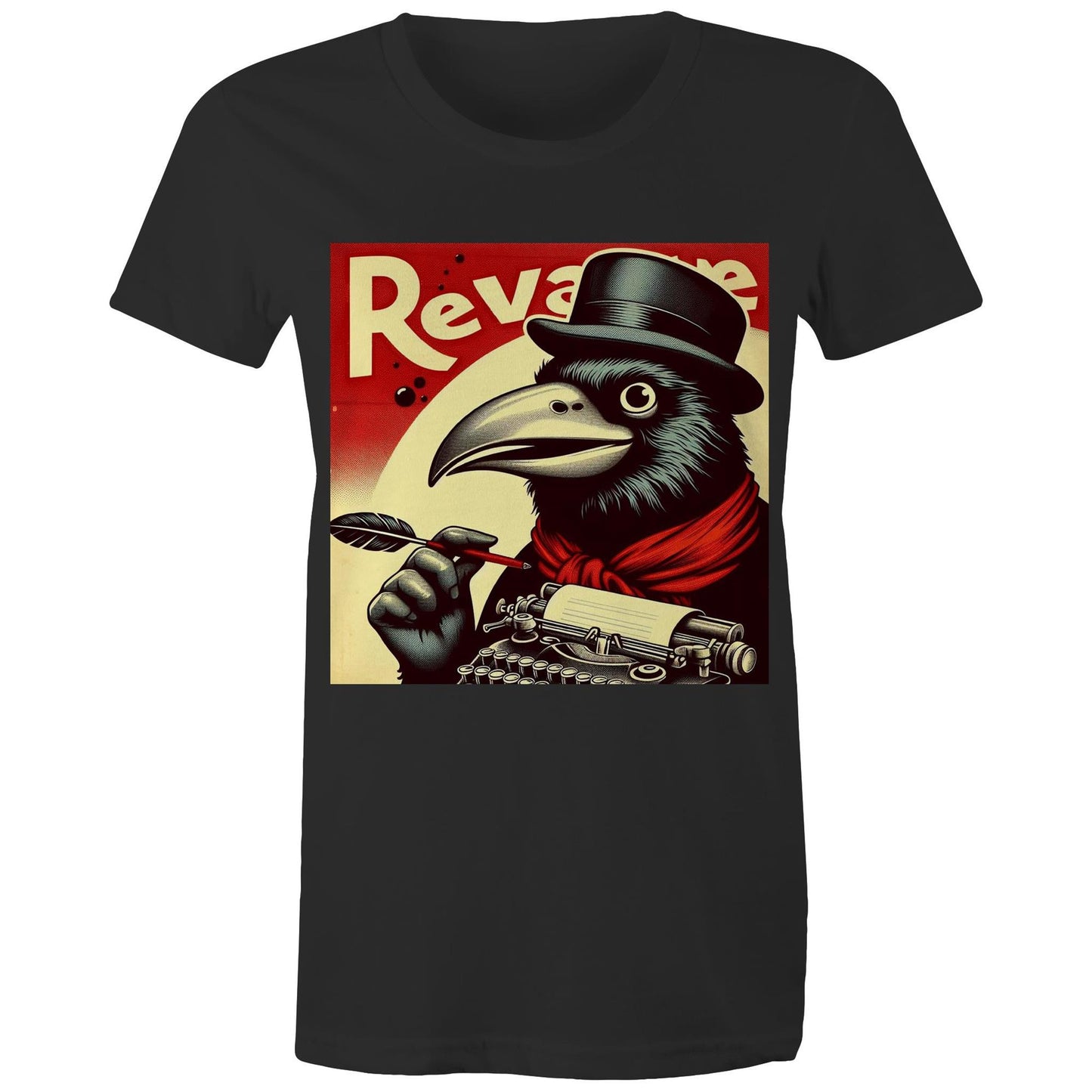 Vintage Ad With Crow - Women's Tee